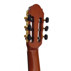 Vicente Tatay C320.301F Guitarra Flamenca - Acabado Ambar con golpeador instalado.