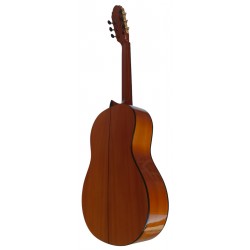 Vicente Tatay C320.301F Guitarra Flamenca - Acabado Ambar con golpeador instalado.