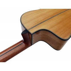 Antonio De Toledo Modelo F17 EQ Blanca de Cipres con EQ fishman Con Cutaway ATF-17BE CUT