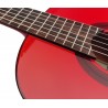 C320.580 Roja Guitarra Flamenca Vicente Tatay Tomas - Fondo de Sicomoro con Tapa de Abeto - Acabado Brillo Teñida de Rojo