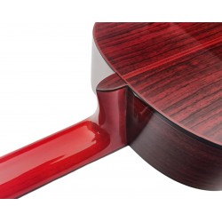 C320.580RS Roja Guitarra Flamenca Vicente Tatay - Fondo de Palosanto con Tapa de Abeto - Acabado Brillo Teñida de Rojo