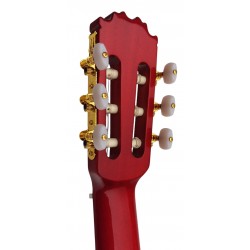C320.580RS CEQ Roja Guitarra Flamenca Vicente Tatay Tomas - Fondo de Palosanto con Tapa de Abeto - Amplificada con Cutaway
