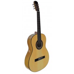 Vicente Tatay C320.580 – Guitarra Flamenca con Tapa de Abeto, Cuerpo de Sicomoro, Alma Ajustable y Golpeador