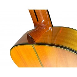 Antonio de Toledo • Modelo Tomatito Andalucia Blanca con tapa Torrefactada - Guitarra Flamenca en acabado Natural