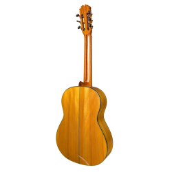 Antonio de Toledo • Modelo Tomatito Andalucia Blanca con tapa Torrefactada - Guitarra Flamenca en acabado Natural