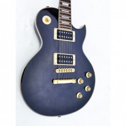 C350.238BK  Guitarra Electrica Tipo Les Paul Negra Round Top con el Mastil Encolado